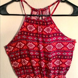 Pink romper from Hollister